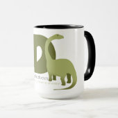 D like Diplodocus Mug Tasse (VorderseiteRechts)