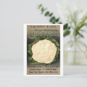 D. M. Ferry & Co. Blumenkohl Werbung für Saatgut Postkarte (Stehend Vorderseite)