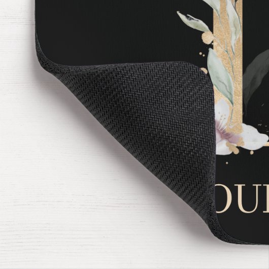 D Monogram Personalisierte Maus-Pad Mousepad (Ecke)