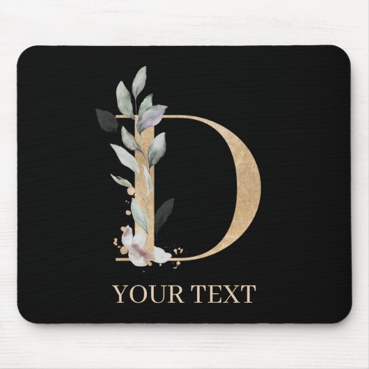 D Monogram Personalisierte Maus-Pad Mousepad (Vorne)