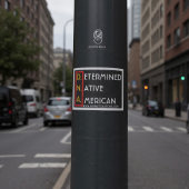 D.N.A. (RYBW) - Determined Native American Aufkleber