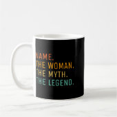 D Name The Woman The Myth The Legend Kaffeetasse (Links)