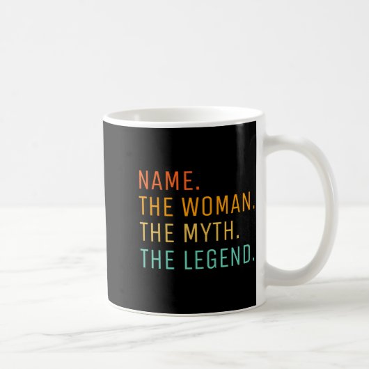D Name The Woman The Myth The Legend Kaffeetasse (Rechts)