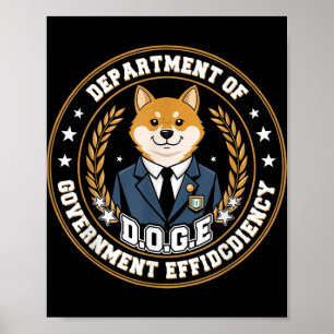 D.o.g.e Abteilung für Regierungseffizienz  Poster