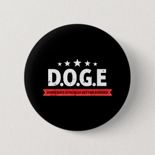 D.o.g.e Doge Demokraten werden offiziell entlarvt  Button