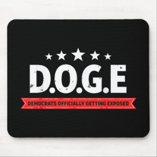 D.o.g.e Doge Demokraten werden offiziell entlarvt  Mousepad