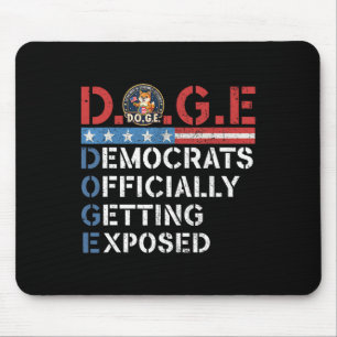 D.o.g.e Doge Ministerium für Regierungseffizienz T Mousepad
