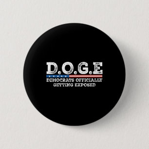 D.o.g.e Doge Ministerium für Regierungseffizienz U Button