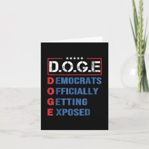 D.o.g.e Doge Ministerium für Regierungseffizienz U Karte