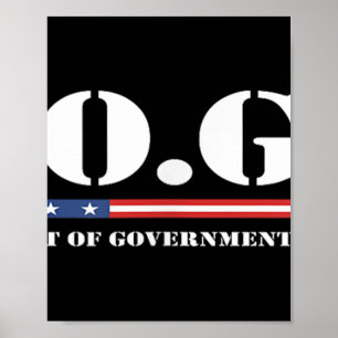 D.o.g.e. Ministerium für Regierungseffizienz Lusti Poster