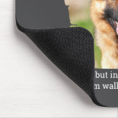 D Pet Photo Funny Dog Dad  Mousepad (Ecke)