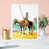 D. Quixote Acrylschild (Hochzeit)