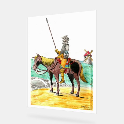 D. Quixote Acrylschild (Winkel)