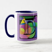 D & R Monogram Cofee-Tasse Tasse (Links)