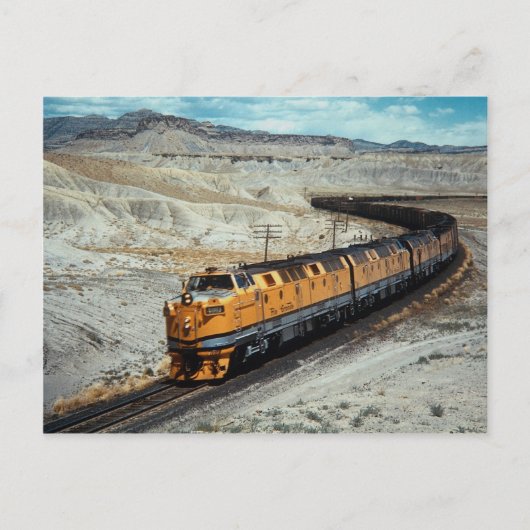 D&RGW Krauss Maffei (deutsch gebaut) Postkarte (Vorderseite)