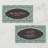 D-Ring Snaffle Horse Bit in Olive Business Telefonnummerkarte (Vorne/Hinten)