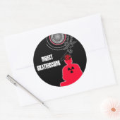 D s Buddha-Aufkleber Runder Aufkleber (Umschlag)