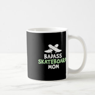 D Skateboard-Mutter Skaten Skateboarderin Kaffeetasse