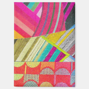 D steht für Diagonale und Kurven Collage  Magnet