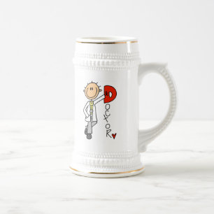 D steht für Doktor Bierglas