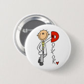 D steht für Doktor Button (Vorne & Hinten)