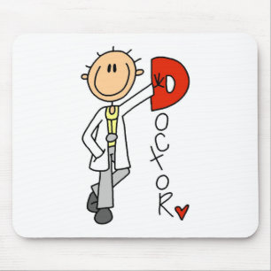 D steht für Doktor Mousepad