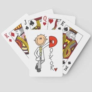 D steht für Doktor Spielkarten