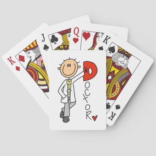 D steht für Doktor Spielkarten (Rückseite)
