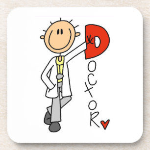 D steht für Doktor Untersetzer
