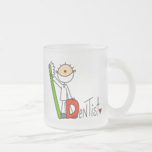 D steht für Zahnarzt Mattglastasse