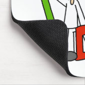D steht für Zahnarzt Mousepad (Ecke)