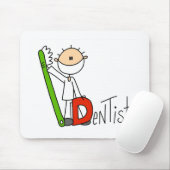 D steht für Zahnarzt Mousepad (Mit Mouse)