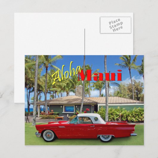 D.T. Fleming Beach Park Postkarte (Vorne/Hinten)