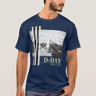 D Tag 06 Juni 1944 WW2 Normandie Landung T-Shirt