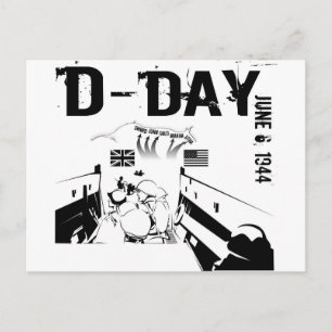 D-TAG 6. Juni 1944 Postkarte