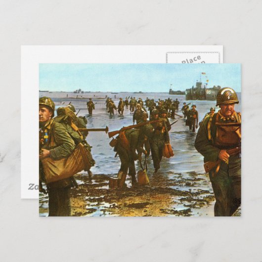 D Tag Postkarte (Vorne/Hinten)