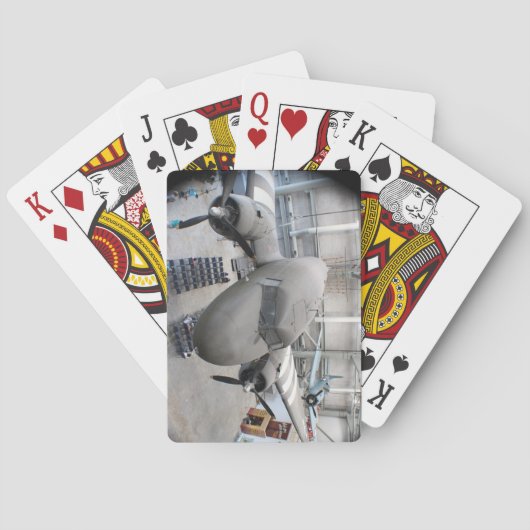D Tagesflugzeuggeschichte Spielkarten (Rückseite)