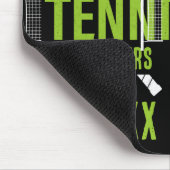 D Tennis Birth Year Name Birthday T Shirt Mousepad (Ecke)