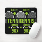 D Tennis Birth Year Name Birthday T Shirt Mousepad (Mit Mouse)