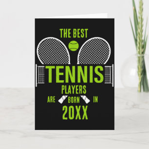 D Tennis Geburtsjahr Name Geburtstag Karte