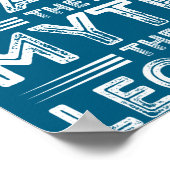 D The Man The Myth The Legend Poster (Ecke)