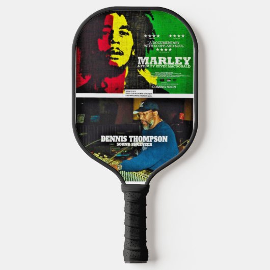 D THOMPSON Pickleball Paddle: Schwarz, Abdeckung: Schläger (Vorderseite)