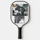 D THOMPSON Pickleball Paddle: Schwarz, Abdeckung: Schläger (Rückseite)