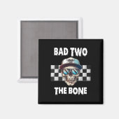 D to Bone Birthday Halloween Skeleton Junge Todd Magnet (Vorderseite/Rückseite)