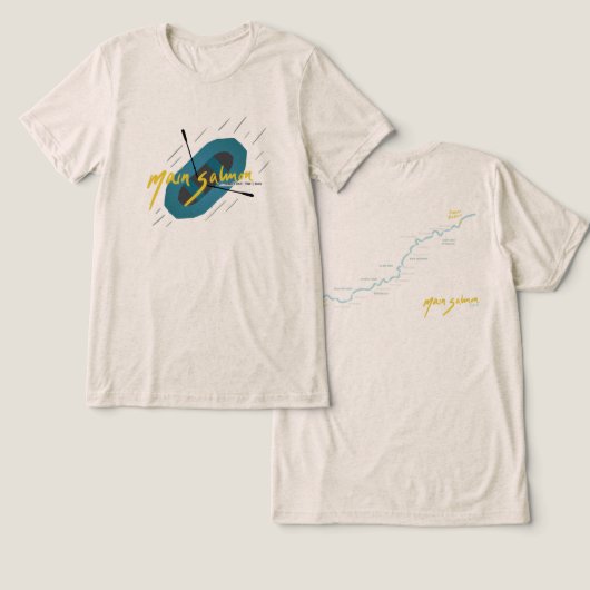 D Tri-Blend SHIRT (Design Vorderseite & Rückseite)