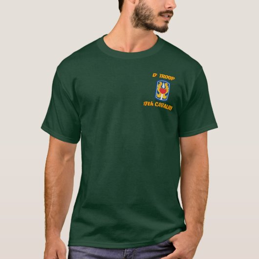 D Truppe 17. Kavallerie VSR M113 ACAV Shirt (Vorderseite)