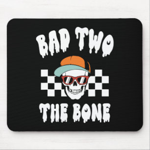 D Two Bone Funny 2. Geburtstag Halloween Skelett Mousepad