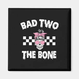 D Two The Bone Geburtstag 2. Halloween 2 Jahre alt Magnet
