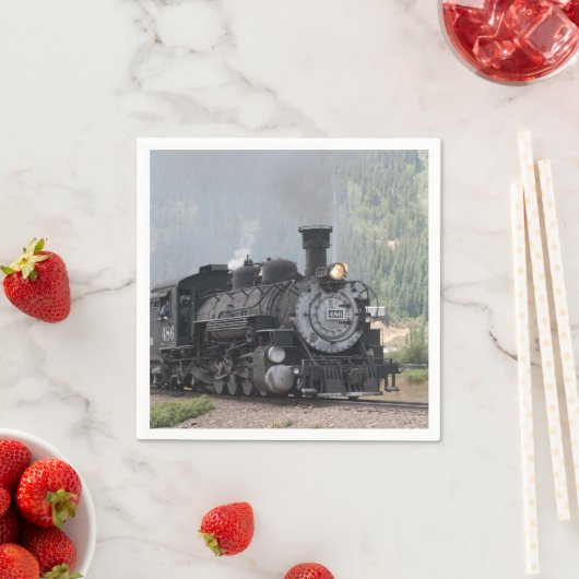 D und S 486 Verlassend Silverton Serviette (Beispiel)