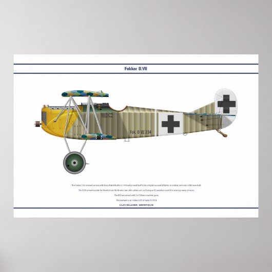 D.VII Jasta 10 Poster (Vorne)